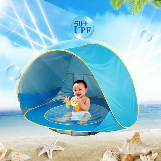 Baby Beach Tent - Easy-Fold UV-Protecting & Waterproof Shelter