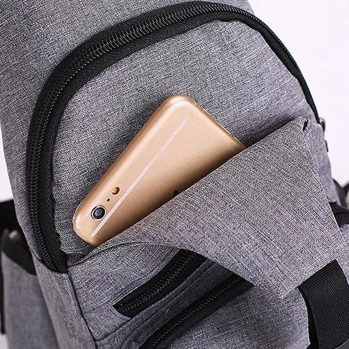 Multifunctional Smart Travel Sling Bag: Sleek, Organized, and Efficient Travel Companion