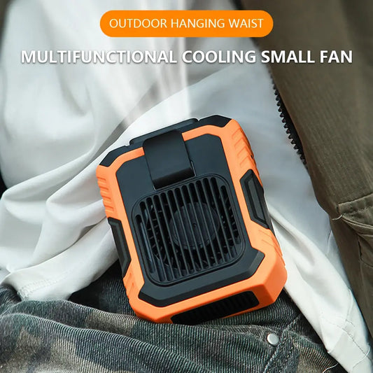 Portable Waist Fan - USB Rechargeable Hands-Free Cooling Solution