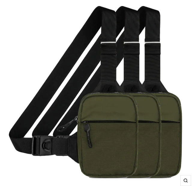 Compact Travel Sling Bag – Weatherproof with Adjustable Strap