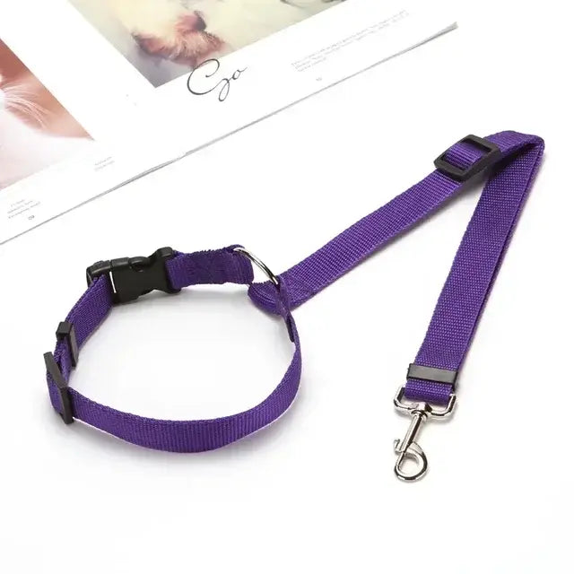 Pet Car Seat Belt & Harness – Secure, Stylish, and Comfortable