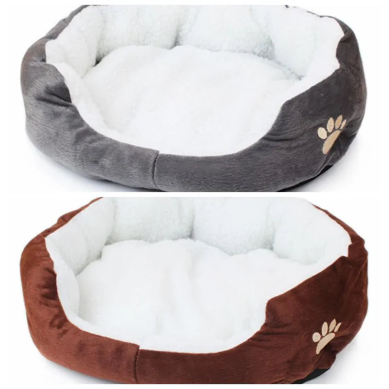 Super Cute Soft Cat Bed – Cozy 100% Cotton Comfort for Your Pet