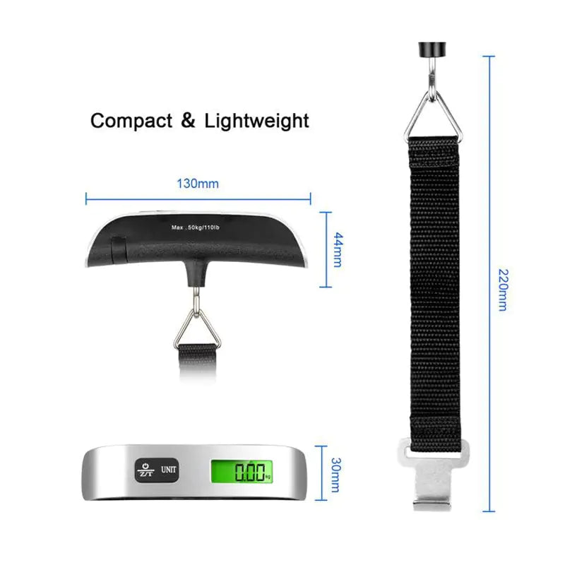 Portable Handheld Luggage Scale – Precise and Compact for Travel