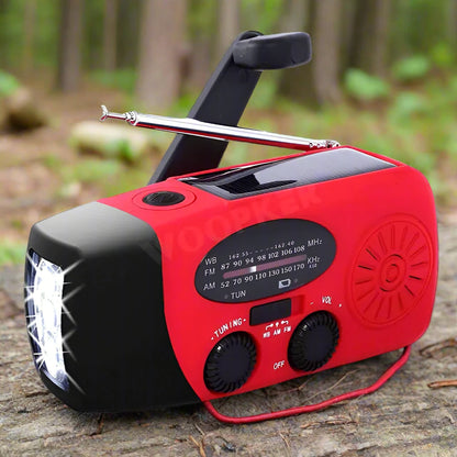 Emergency Radio Flashlight – Weather-Resistant with Multi-Function Design