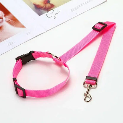 Pet Car Seat Belt & Harness – Secure, Stylish, and Comfortable