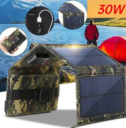 Foldable Solar Panel Charger – Lightweight, Weatherproof, and Versatile