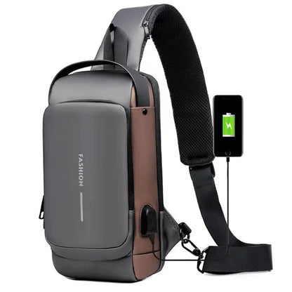 Anti-Theft USB Charging Shoulder Bag – Stylish, Secure, and Functional