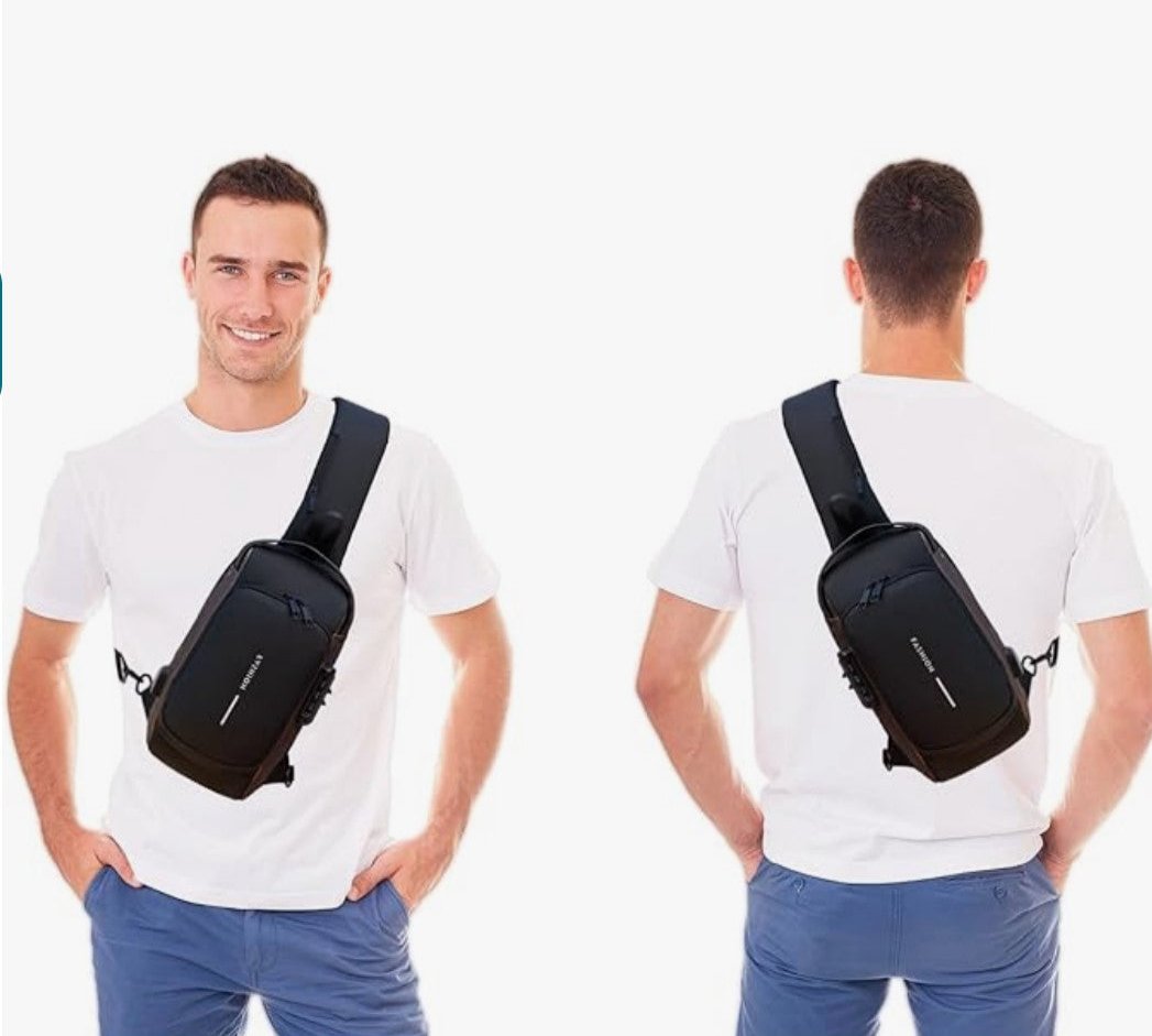 Anti-Theft USB Charging Shoulder Bag – Stylish, Secure, and Functional