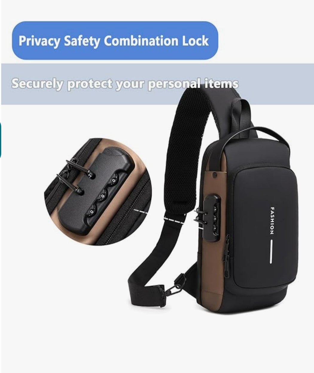 Anti-Theft USB Charging Shoulder Bag – Stylish, Secure, and Functional