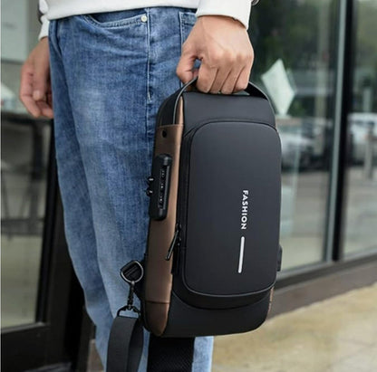 Anti-Theft USB Charging Shoulder Bag – Stylish, Secure, and Functional