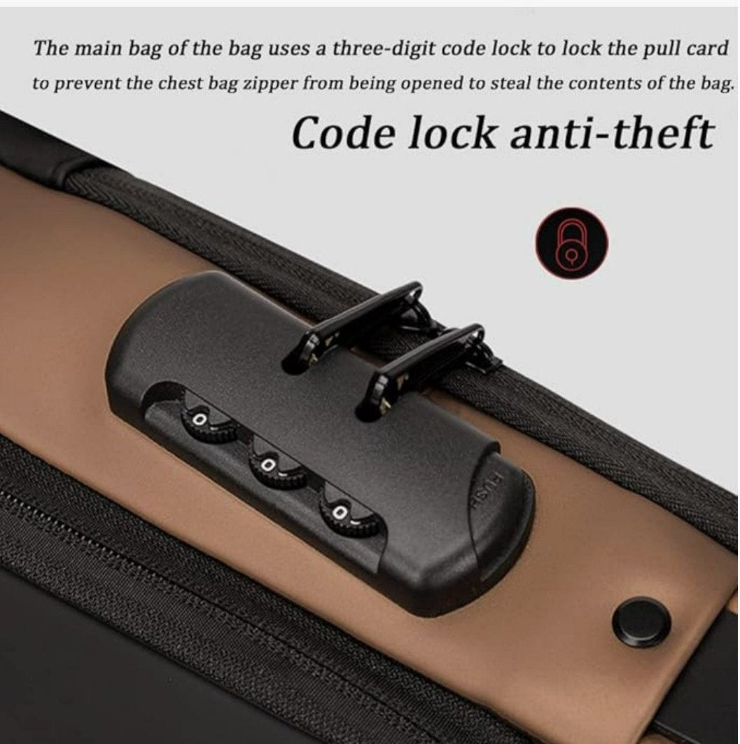 Anti-Theft USB Charging Shoulder Bag – Stylish, Secure, and Functional