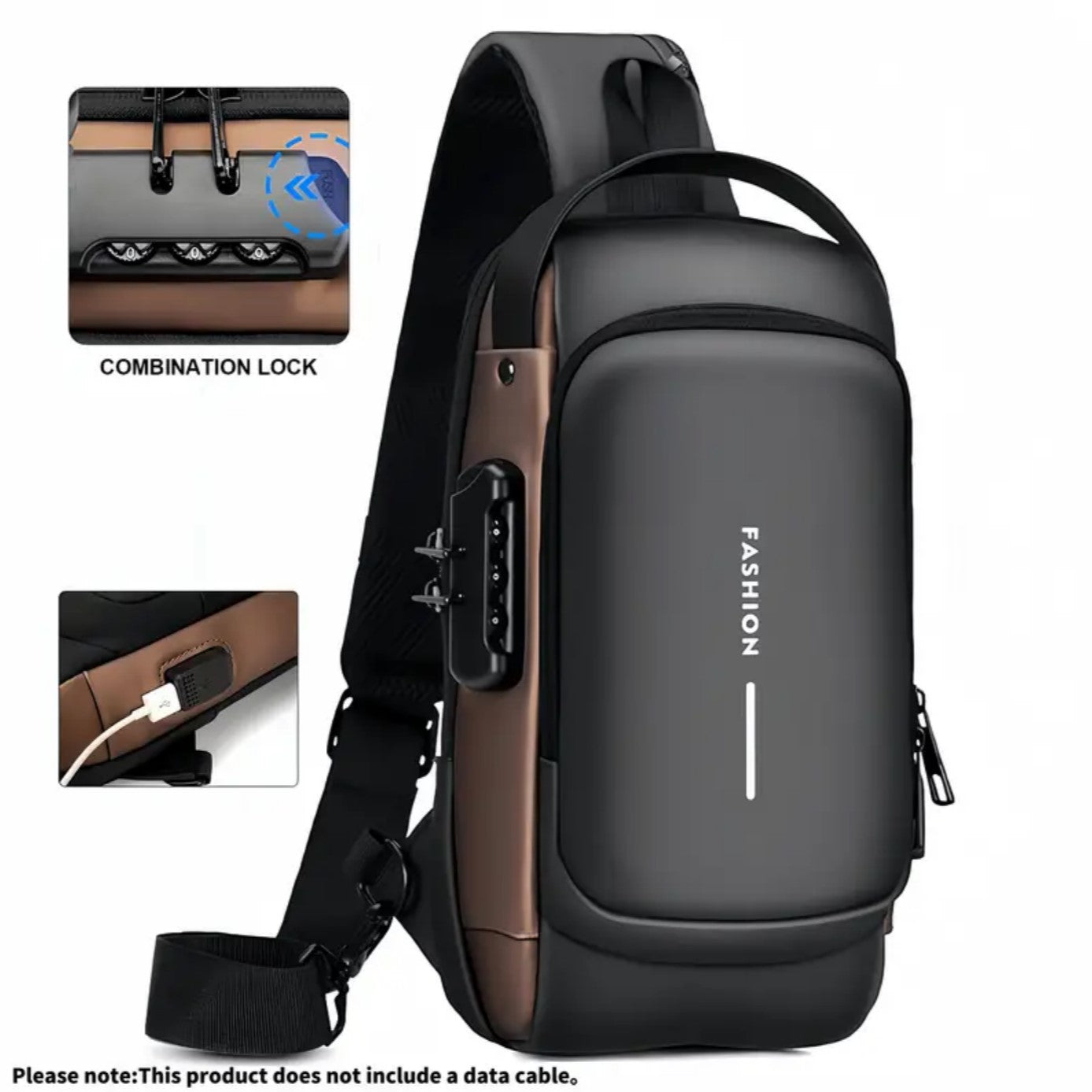 Anti-Theft USB Charging Shoulder Bag – Stylish, Secure, and Functional