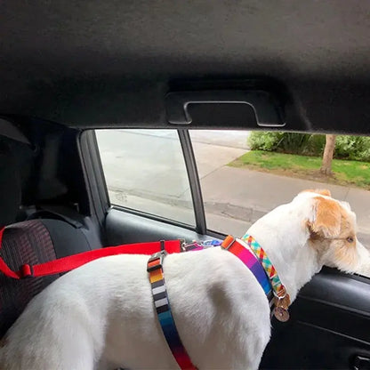 Pet Car Seat Belt & Harness – Secure, Stylish, and Comfortable