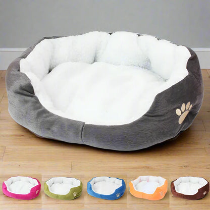 Super Cute Soft Cat Bed – Cozy 100% Cotton Comfort for Your Pet