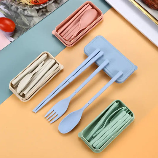 Travel Utensil Set – Compact, Eco-Friendly Dining on the Go