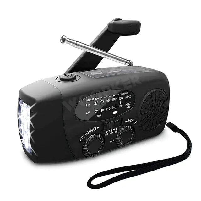 Emergency Radio Flashlight – Weather-Resistant with Multi-Function Design