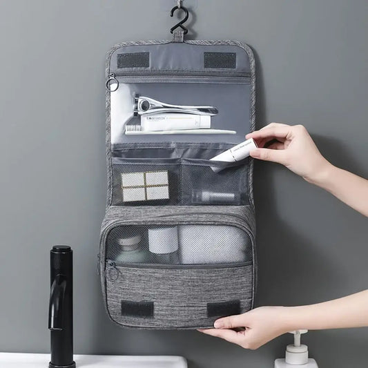 Foldable Toiletry Bag Organizer – Compact, Organized, and Travel-Ready