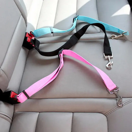 Adjustable Pet Seat Belt – Secure & Safe Travel for Your Pet