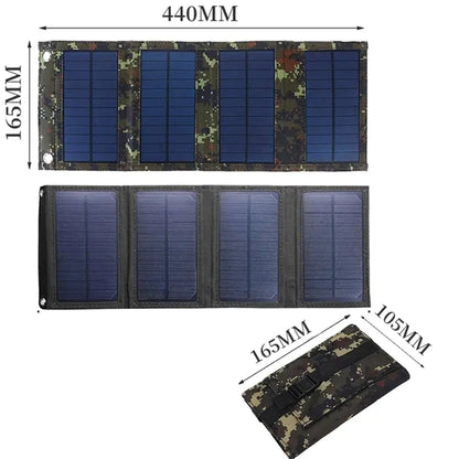 Foldable Solar Panel Charger – Lightweight, Weatherproof, and Versatile