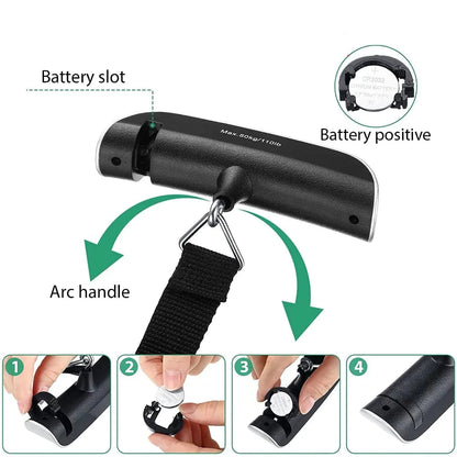 Portable Handheld Luggage Scale – Precise and Compact for Travel