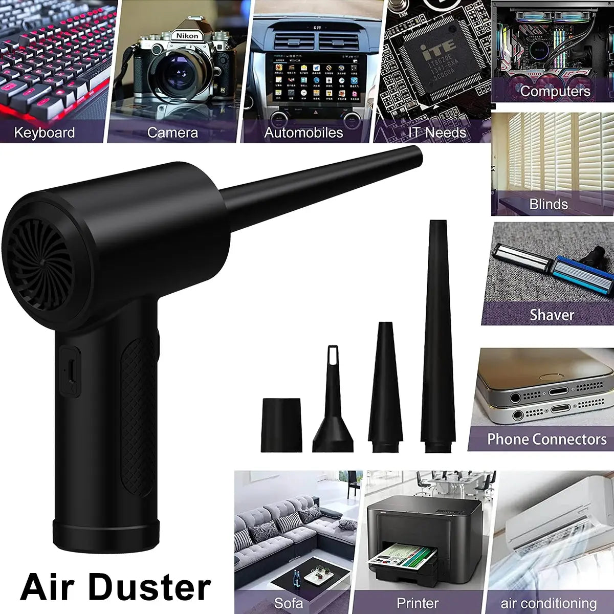 Powerful Compressed Air Duster for Electronics Cleaning