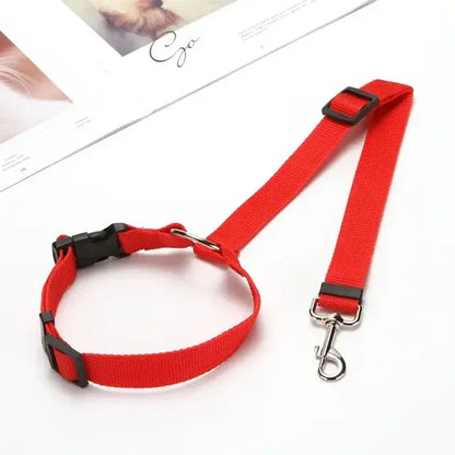 Pet Car Seat Belt & Harness – Secure, Stylish, and Comfortable