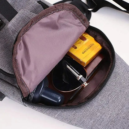 Multifunctional Smart Travel Sling Bag: Sleek, Organized, and Efficient Travel Companion